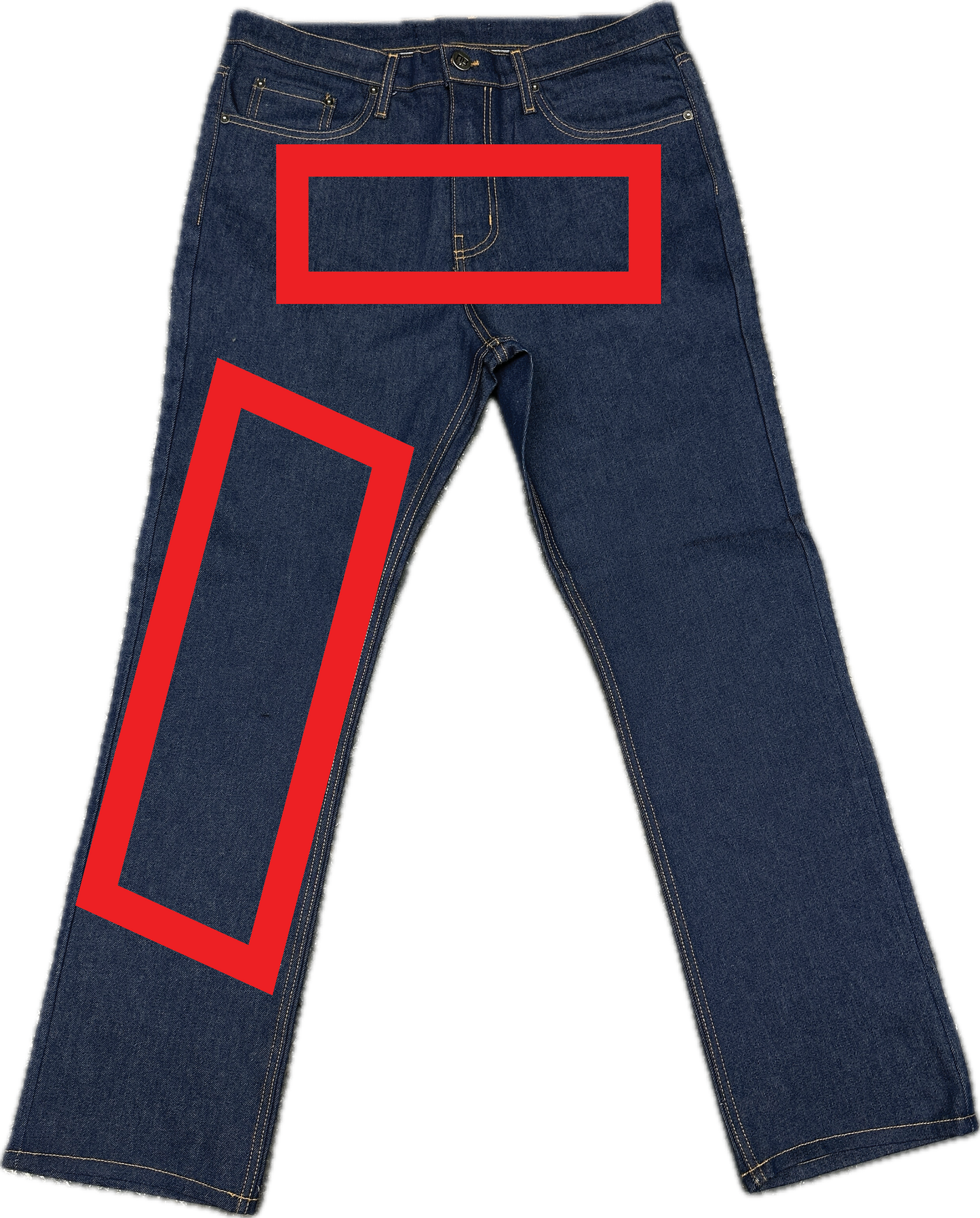 LASER JEANS (NAVY BLUE)